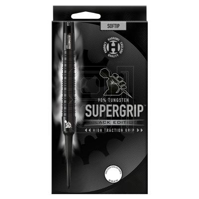 5. Harrows Supergrip Black 90% Softip Darts