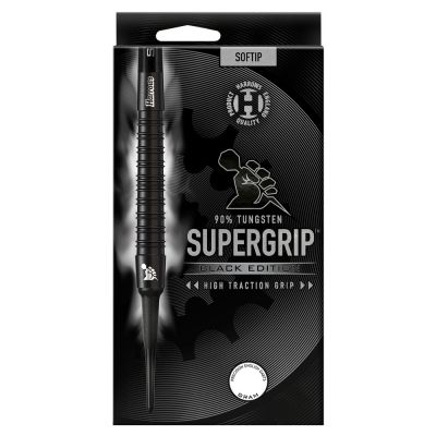 5. Harrows Supergrip Black 90% Softip Darts