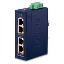 PLANET Industrial 2-port 10/100/1000T Gigabit Ethernet PoE Support Blue