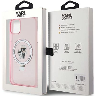 8. Karl Lagerfeld Ring Stand Karl&Choupette MagSafe case for iPhone 11 / Xr - pink