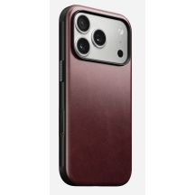 Nomad Modern Leather Case for 16 cm (6.3") mobile phone, Burgundy