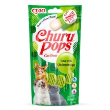 INABA Churu Pops Tuna with Chicken - cat treat - 4x15 g