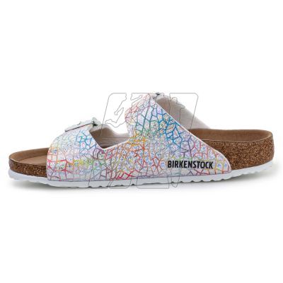 5. Birkenstock Arizona Kids Flashy Hologram Silver Jr 1022173