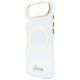 7. Guess IML Script Metal MagSafe Case for iPhone Air - Clear