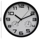 7. WALL CLOCK 25CM WITH THERMOMETER WHITE