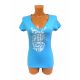 Women's T-shirt LEONE LW1011/S16 turquoise "M"