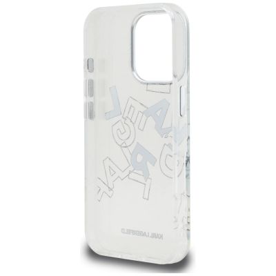 7. Karl Lagerfeld IML Sketched Graphic Case for iPhone 16 Pro Max - Clear