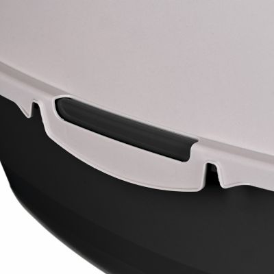 11. ROTHO Bailey Black and White - cat litter box