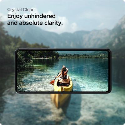 11. Spigen ALM Glass FC Tempered Glass for Samsung Galaxy M53 5G - Black