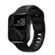 10. Nomad Sport Strap Band Black Aluminum, Rubber