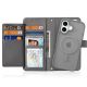 2. Dux Ducis Lawa Leather Case for iPhone 16 - Gray