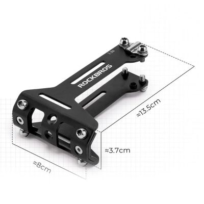 3. Rockbros 31210003001 Bottle Cage Adapter for Aluminum Saddle - Black