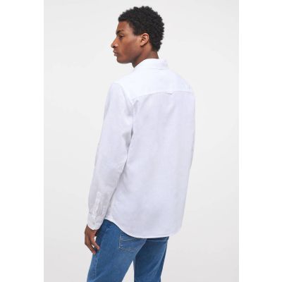 6. Mustang Clemens Linen Cotton Shirt M 1014356-2045