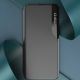 7. Eco Leather View Case cover for Samsung Galaxy S23+ with a flip stand blue