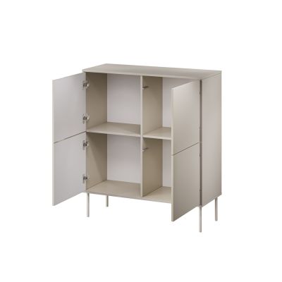 2. 4D TRESSE chest of drawers 100x40x110 cashmere matt
