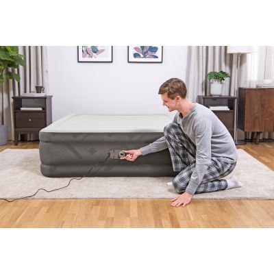 20. Bestway 69050 / 23 Air Mattress Double Mattress Gray, White Unisex