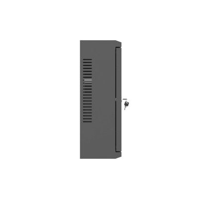 7. TPR 10" INSTALLATION CABINET WITH MESH BOARD 400X400X140 BLACK LANBERG (ASSEMBLED)
