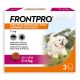 2. FRONTPRO Flea and tick tablets for dogs (2-4 kg) - 3x 11.3 mg