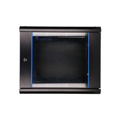 3. Extralink 9U 600x600 Black Rack-mount Cabinet