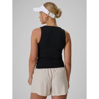 2. Women's slim top with gathers 4F 4FRSS26TSLEF321-20S