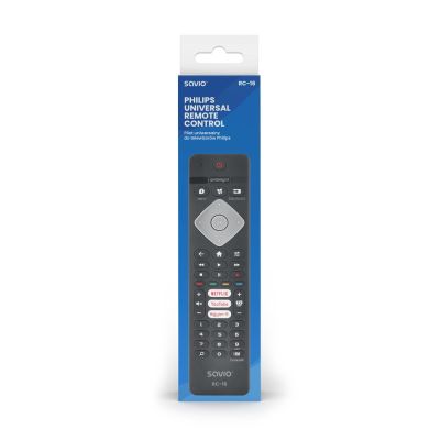 2. SAVIO UNIVERSAL REMOTE CONTROL/REPLACEMENT FOR PHILIPS TV, SMART TV, RC-16