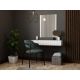 4. Dressing table with mirror PAFOS 80x41.6x100 white matt