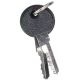 2. SPIRAL BIKE LOCK WITH KEY 1.2x65CM BLACK DUNLOP