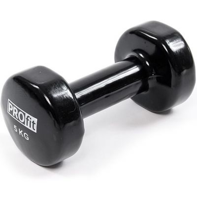 2. Profit vinyl dumbbell 5kg black DK 4102