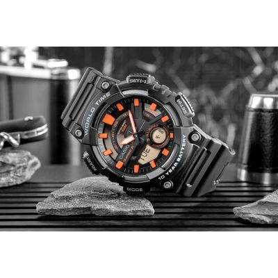 6. CASIO Gerton AEQ-110W-1A2VDF Men's Watch + BOX