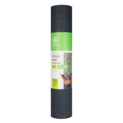 25. Gaiam yoga mat "SUNDIAL LAYERS" 6mm 62432