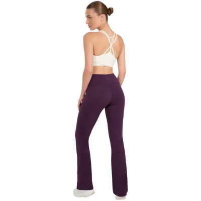 3. Women's leggings 4F CAS F1195 dark purple 4FWAW25TTROF1195 50S