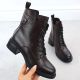 9. Brown leather women’s worker boots Filippo DBT7369
