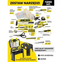 UNIVERSAL SET 1200 pcs. 1/4" HEXAGON.... /WMC