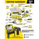 UNIVERSAL SET 1200 pcs. 1/4" HEXAGON.... /WMC