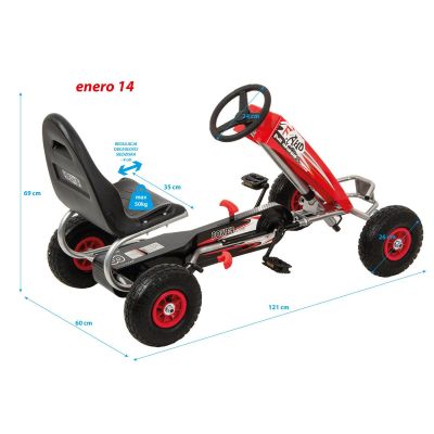 20. ENERO 14 RED PEDAL CAR GO KART