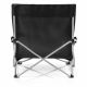 10. Meteor Coast beach lounger black