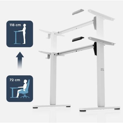 4. Electric Desk Frame Xeno 1.7 White
