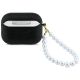 2. Guess Glitter Pearl Strap Case for AirPods Pro 3 - Black