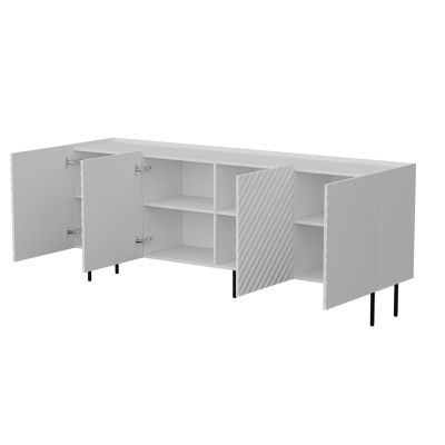 2. 4D LUCCA chest of drawers 200x40x80 white