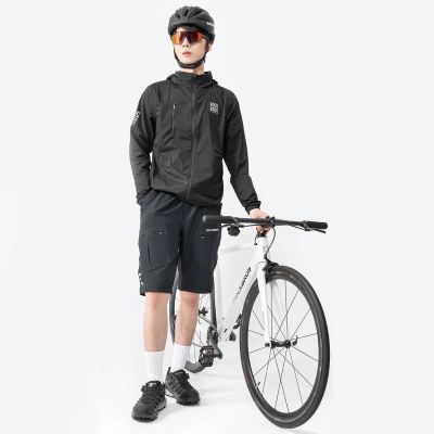 6. Rockbros TLWT002 ROAD TO SKY windbreaker lightweight, S - black