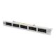 6. Digitus ISDN Patch Panel 19" 50x RJ45 (8P4C), LSA level, cat.3, unshielded, 1U, gray