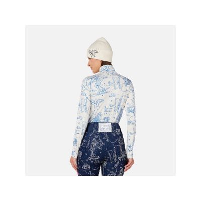 3. ROSSIGNOL W JCC BOOSTER HZ women's sweatshirt white