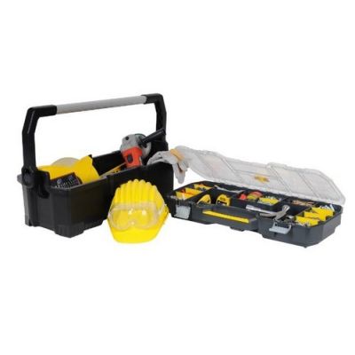 7. Stanley 1-97-514 Tool Box Black, Clear