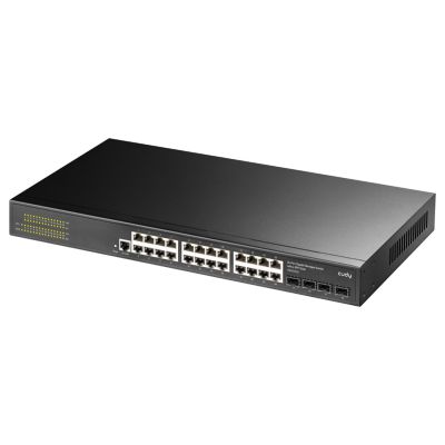 2. Cudy GS2024S2 Network Links Managed L2/L3 Gigabit Ethernet (10/100/1000) 1U Black