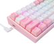 9. REDRAGON K617-RGB Fizz RGB White/Pink USB Keyboard Pink, White