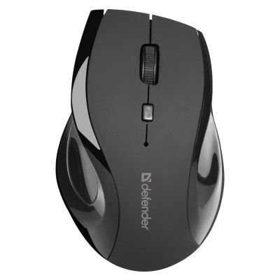 2. DEFENDER ACCURA MM-295 RF Wireless Mouse, Black, Optical, 1600 DPI, 6P 52295