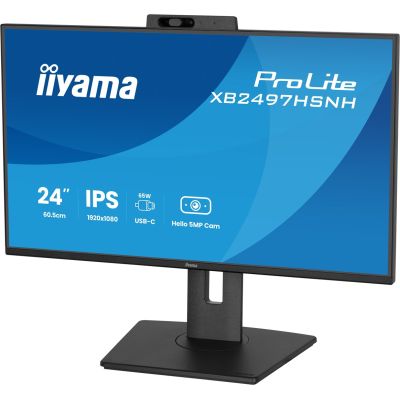 12. iiyama ProLite XB2497HSNH-B1 24IN IPS LCD 4MS 1920X1080 350CD/M2 HDMI/DP/USB 2 computer monitor 60.5 cm (23.8") 1920 x 1080 px Full HD Black