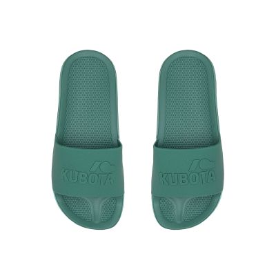 2. Kubota basic plain pool flip-flops green K25SS-101-001-18-1
