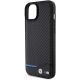 6. BMW Leather Carbon case for iPhone 15 Plus - black