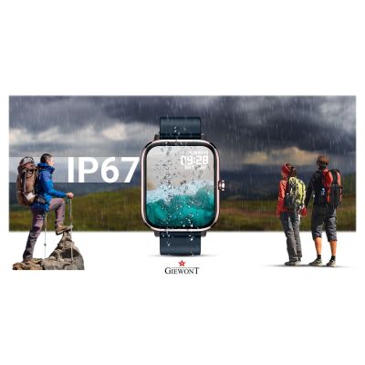 11. Giewont Pink and Navy Blue Smartwatch GW230-5
